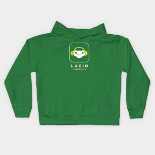 Lucio Streaming Music Kids Hoodie